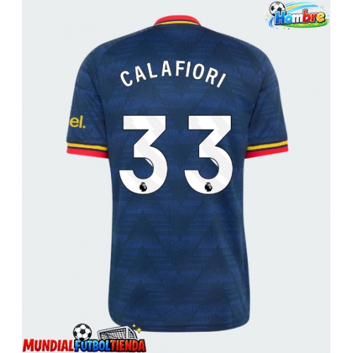 Camiseta Arsenal Riccardo Calafiori #33 Segunda Equipación Replica 2026-27 mangas cortas